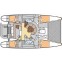 Fountaine Pajot Athena 38 Kojen