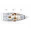 Hanse 445 Deckplan
