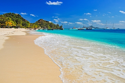 Strandpanorama von Grenada