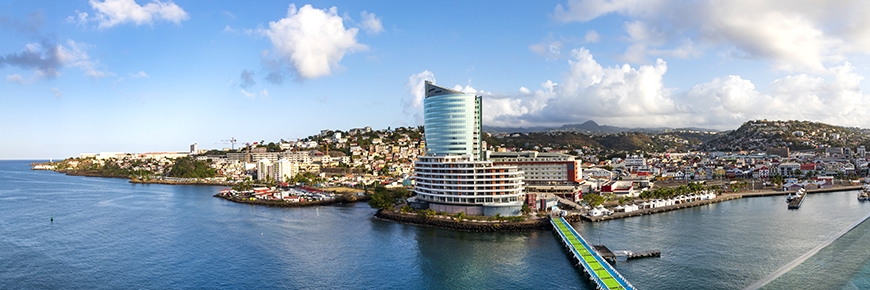 <p>Hafen von Fort de France, Martinique</p>