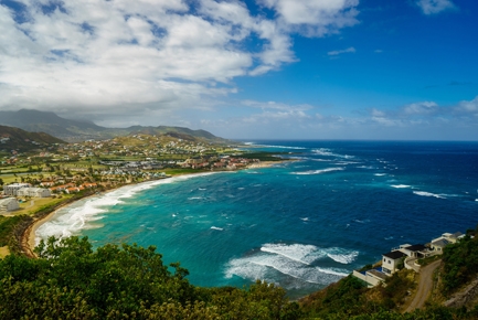 Küste von St. Kitts