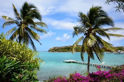 Martinique Meerblick Panorama