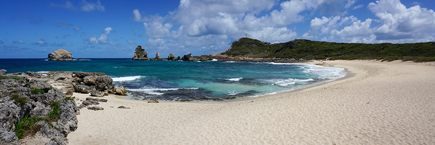 Pointe des Châteaux in Guadeloupe