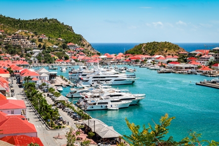 St Barth Yachthafen