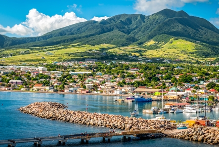 St Kitts Island Hafen von Zante, Basseterre